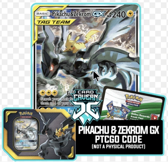 Pikachu & Zekrom GX — PTCGO Code
