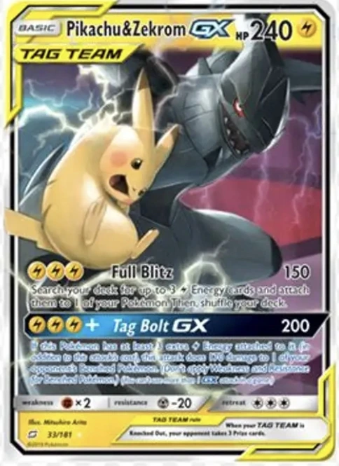 Pikachu & Zekrom GX