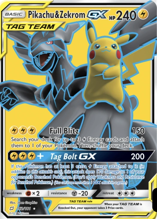 Pikachu & Zekrom GX